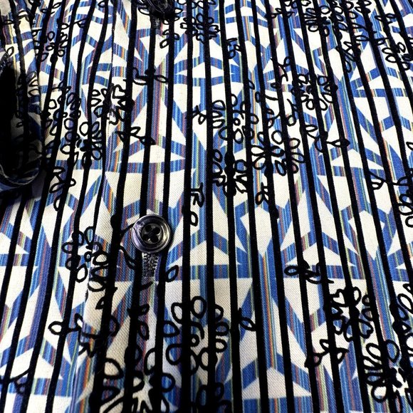 Visconte Black Men's‎ Long sleeve Button Down shirt Size XLT May fit larger - Picture 4 of 8